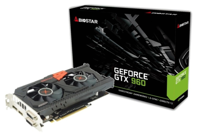 Biostar prezentuje grafik GeForce GTX 960