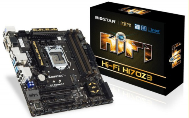 Biostar Hi-Fi H170Z3 ma by dostpna w przystpnej cenie