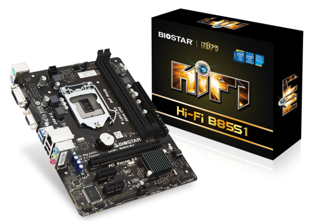Biostar Hi-Fi B85S1 w rozmiarze Micro-ATX