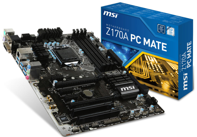 MSI Z170A PC Mate debiutem firmy z platform LGA1151