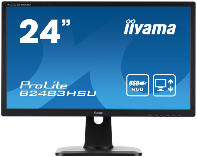 24 calowy monitor iiyama B2483HSU-B1 z Pivotem