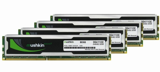 Mushkin prezentuje pamici ECO2 DDR3L-1600