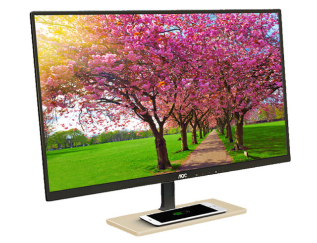 Monitor AOC P2779VC z adowaniem bezprzewodowym