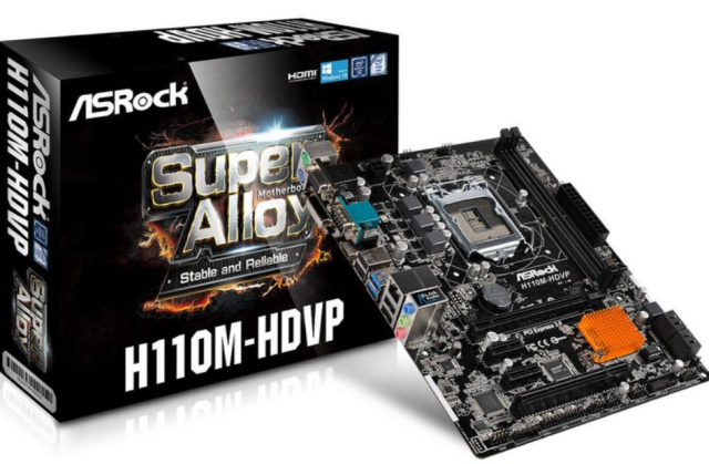 ASRock przedstawia prost pyt H110M-HDVP