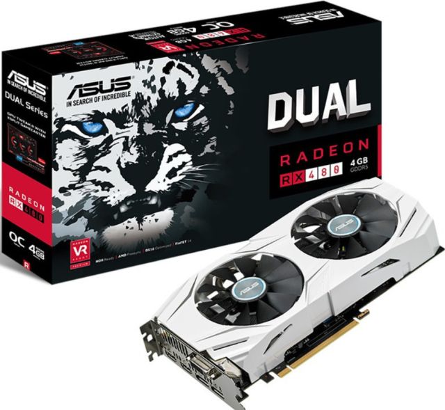 ASUS z kart Radeon RX 480 DUAL 4GB