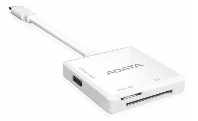 Czytnik kart ADATA AI910 Lightning dla PC i smartfona