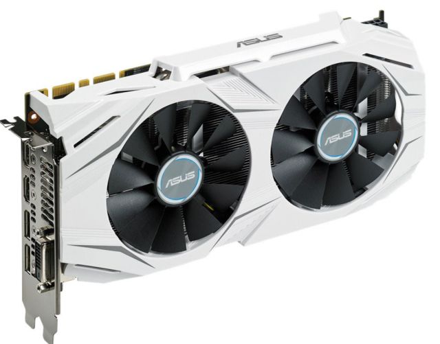 Wasnej konstrukcji karta ASUSa DUAL-GTX1070-O8G