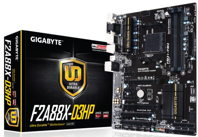 Gigabyte F2A88X-D3HP z podstawk FM2+
