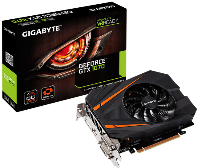 Gigabyte GTX 1070 ITX czyli karta w wersji mini