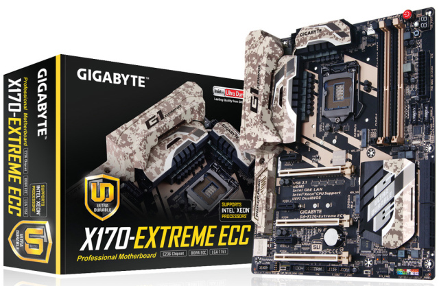 High-endowa pyta Gigabyte X170-Extreme ECC