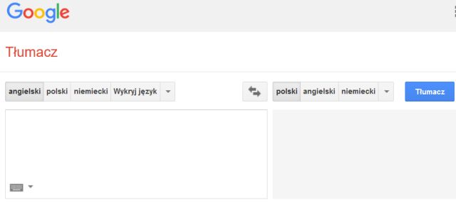 Google Tumacz obsuguje 99 procent uytkownikw Internetu