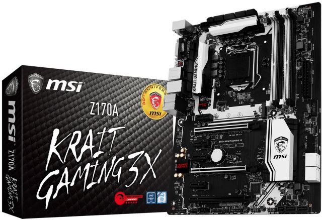 MSI przedstawia pyt Z170A Krait Gaming 3X
