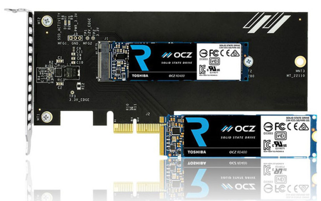 Wydajne dyski  Toshiba OCZ RD400 NVMe