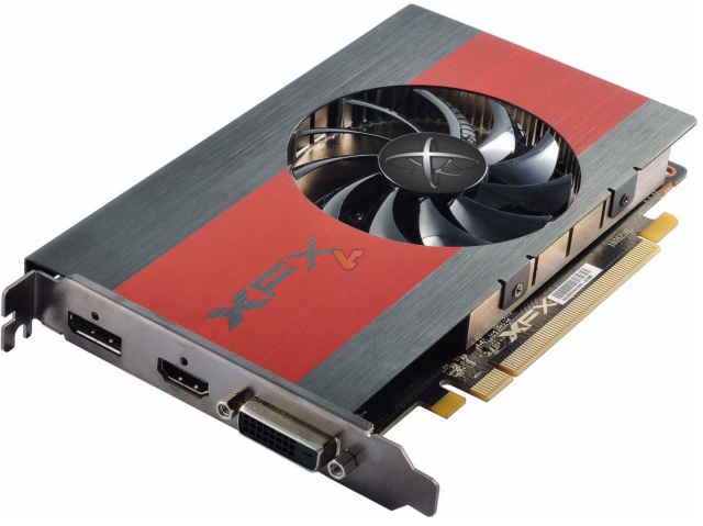 Jednoslotowa grafika XFX Radeon RX 460