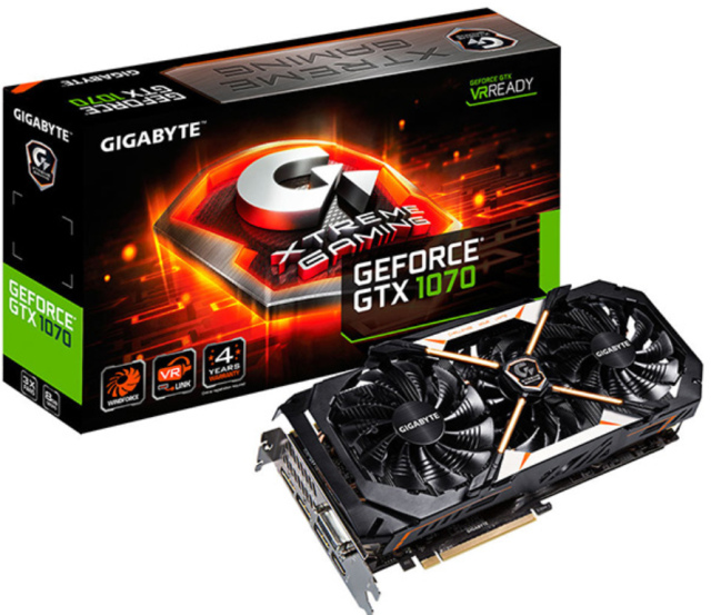 Gigabyte GeForce GTX 1070 Xtreme Gaming