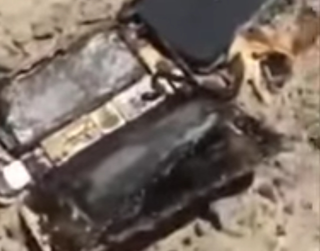 iPhone 7 spowodowa poar samochodu