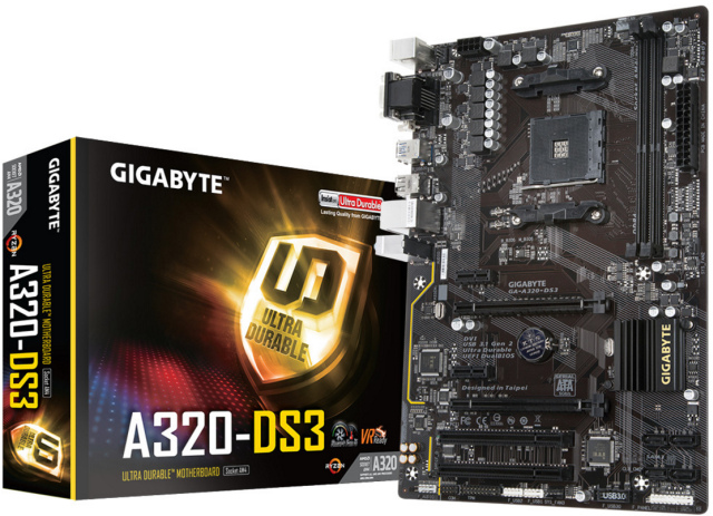 Gigabyte A320-DS3 dla procesorw Ryzen