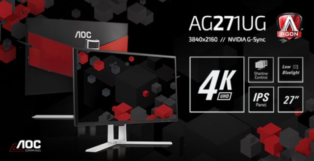 27 calowy monitor AOC AG271UG z technologi G-SYNC