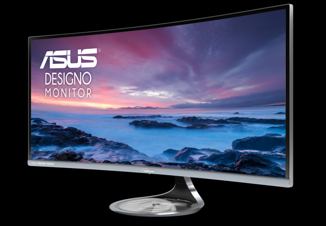 34 calowy ASUS Designo Curve MX34VQ z adowaniem Qi