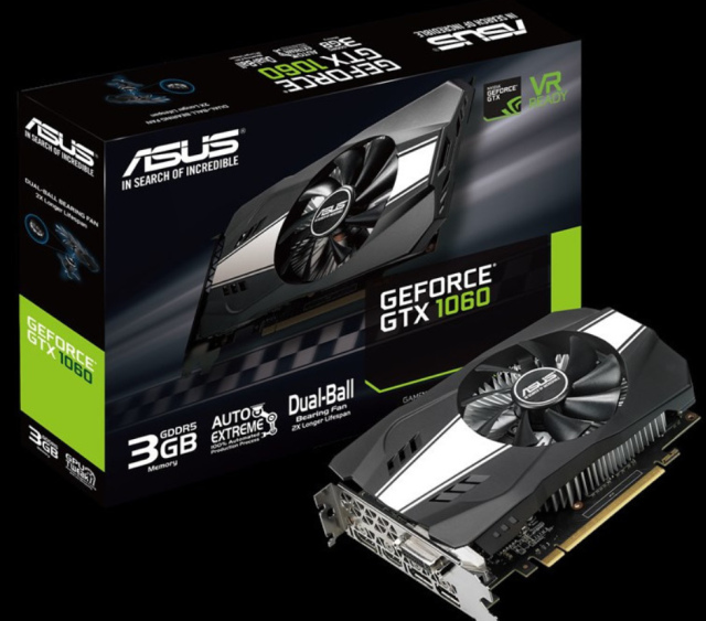 ASUS GeForce GTX 1060 3 GB Phoenix dla mas
