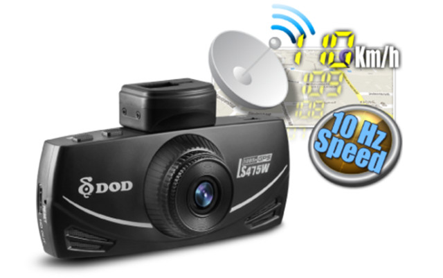 Wideorejetrator DOD LS475W z nagrywaniem FullHD 60fps