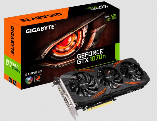 Gigabyte GeForce GTX 1070 Ti Gaming 8G z chodzeniem Windforce 3X