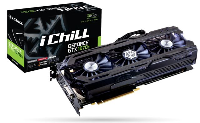 Inno3D iChill GeForce GTX 1070Ti X4 z licencj na 3DMark i VRMark