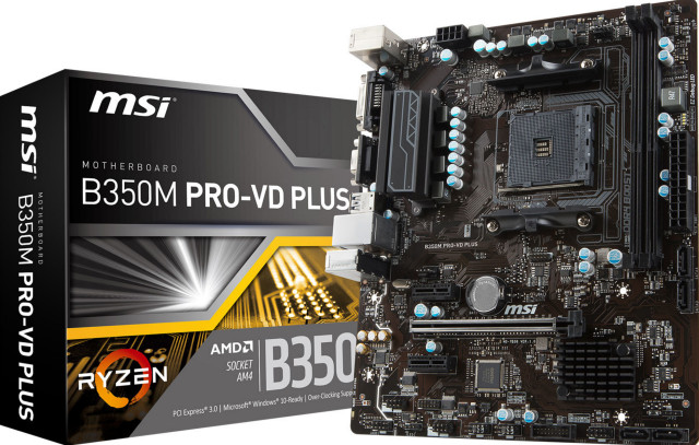 MSI z pytami B350M Pro-VD oraz A320M Pro-VD