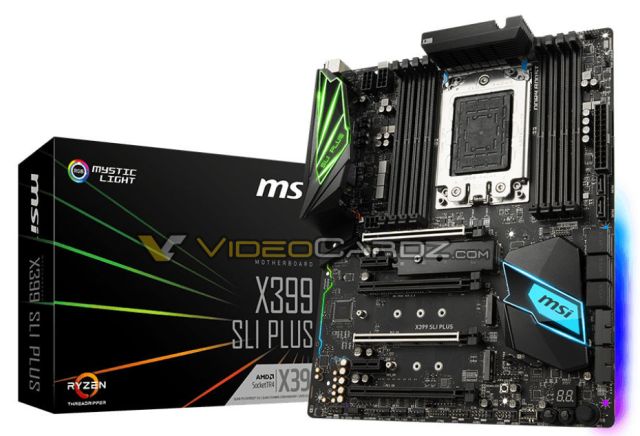 MSI wprowadza pyt X399 SLI Plus