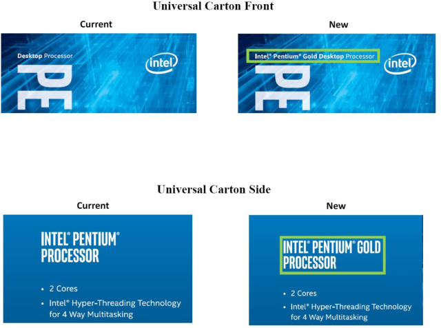 Stacjonarny Pentium to od listopada Pentium Gold