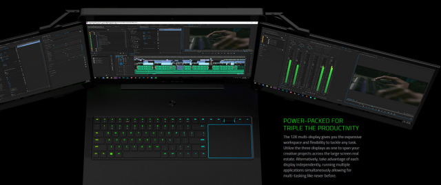 Trj monitorowy laptop Razer Valerie