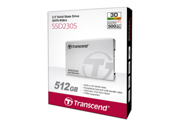 Transcend SSD230S to pierwsze dyski 3D NAND TLC firmy