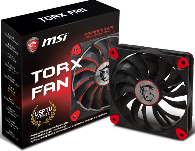 MSI prezentuje wentylator Torx 120