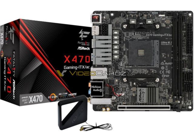 ASRock X470 Fatal1ty Gaming ITX dla nowych Ryzenw