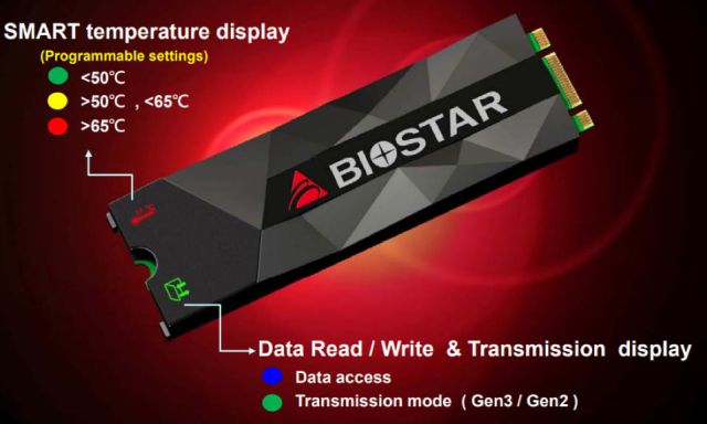 Biostar prezentuje dysk SSD  M500 M.2 PCIe