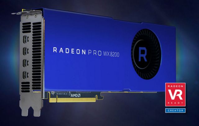Nowy profesjonalny gracz AMD Radeon Pro WX 8200