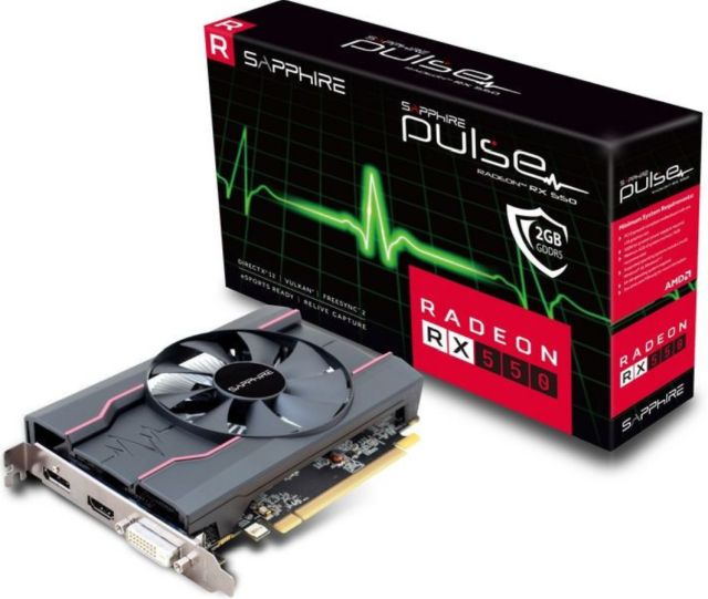 Sapphire Pulse Radeon RX 550 z rdzeniem Polaris 21