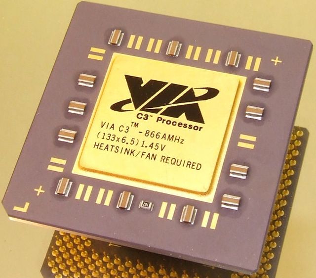 Olbrzymia podatno procesorw VIA