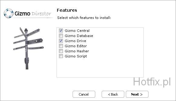 Gizmo Drive - instalacja