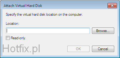 wybr cieki do obrazu VHD