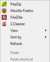 Dodawanie skrtw do menu kontekstowego - Windows