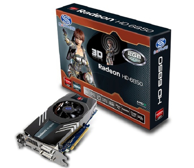 Sapphire Radeon HD 6850 z 2 GB pamici