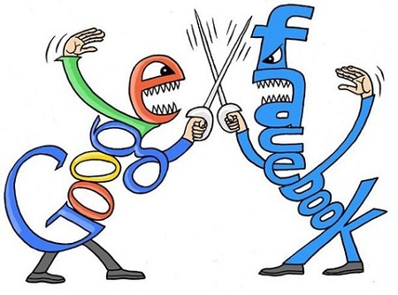 Facebook zabrania reklamy Google+