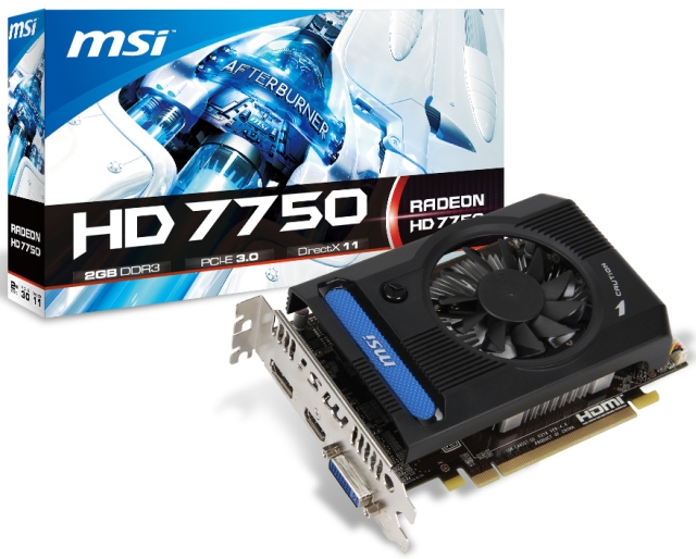 MSI Radeon HD 7750 z podwjn pamici