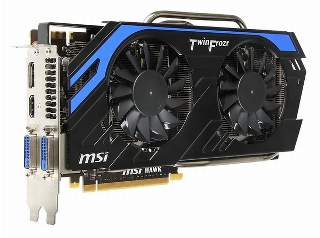 Podkrcona karta MSI GeForce GTX 660 Hawk