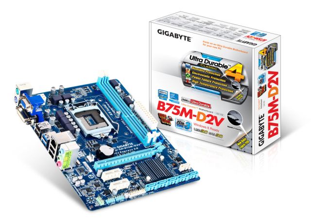 Gigabyte B75M-D2V z segmentu entry-level