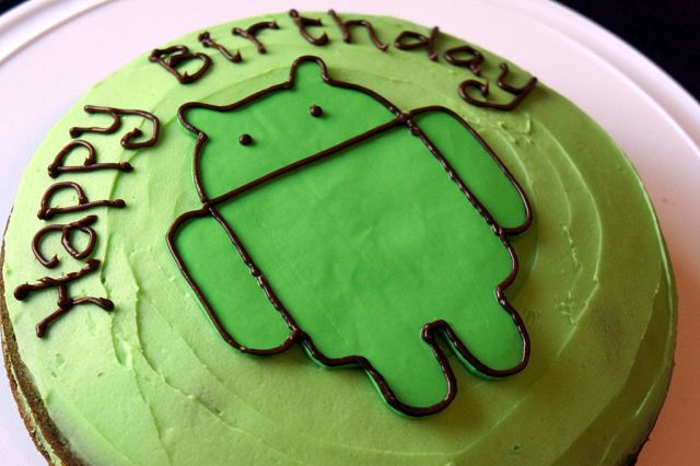 Android wituje pite urodziny