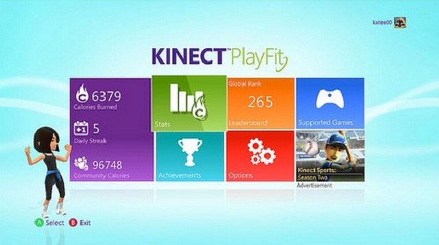 Uruchomiono aplikacj Kinect PlayFit