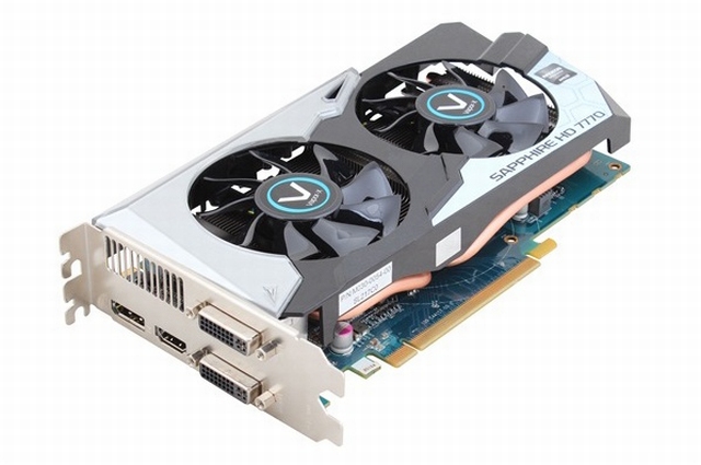 Podkrcona Sapphire HD 7770 VaporX OC 