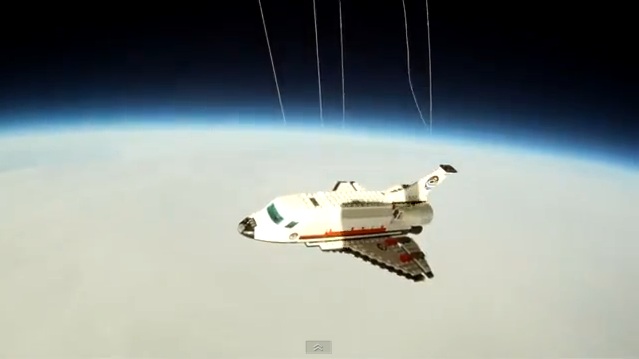 Prom kosmiczny z Lego polecia w kosmos